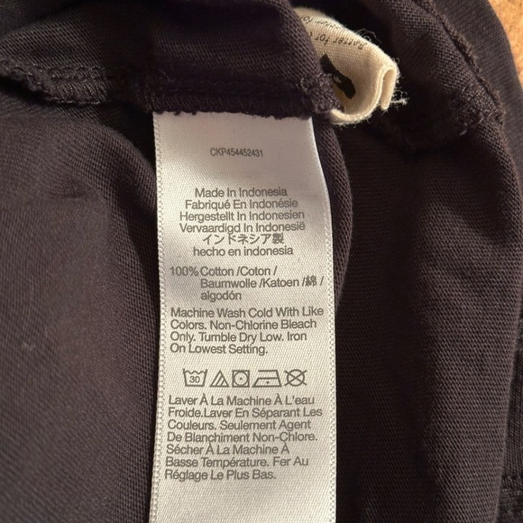 MADEWELL - BLACK EXTRA LONG TEE - Sz XS - Picture 3 of 3